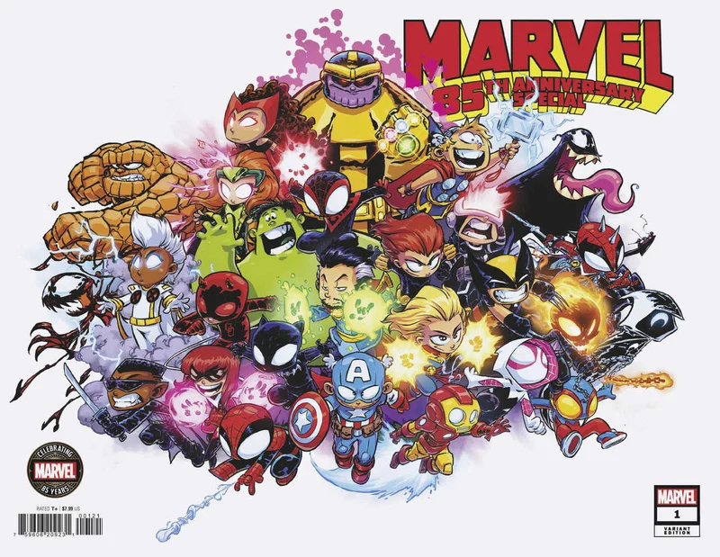 Marvel 85e anniversaire spécial n° 1 Skottie Young Wraparound Variant