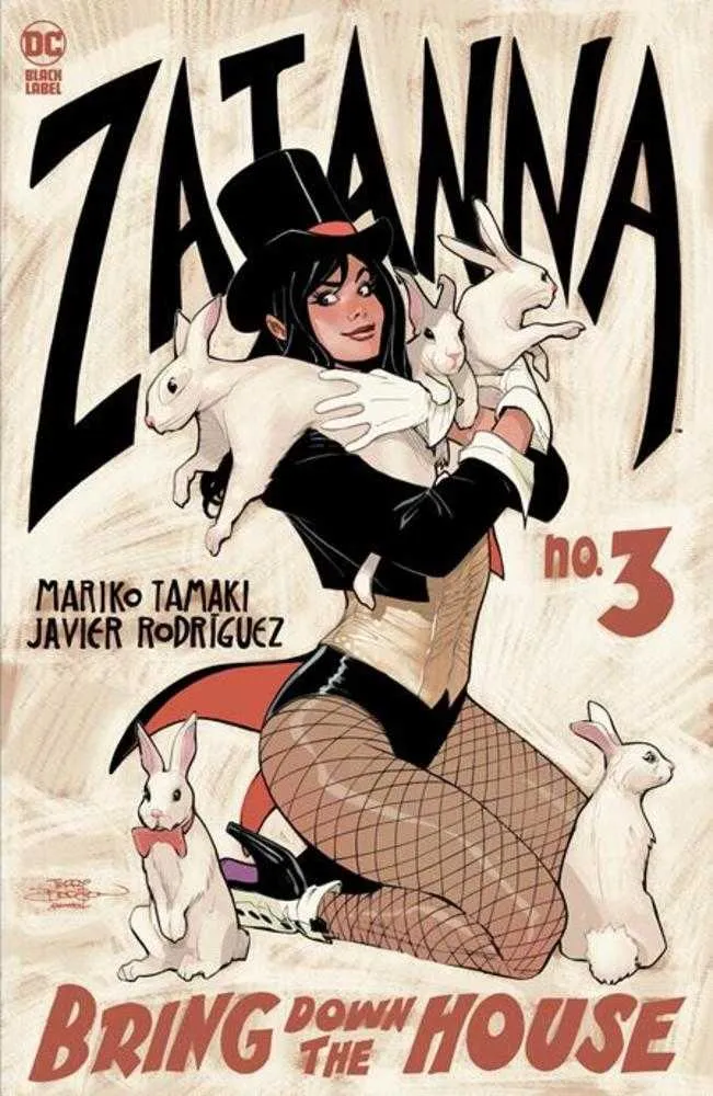 Zatanna Bring Down The House #3 (sur 5) Couverture B Variante Terry Dodson (Public averti)