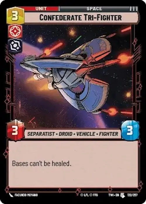 Tri-Fighter confédéré (132/257) [Crépuscule de la République]