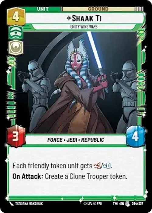 Shaak Ti - L'unité remporte les guerres (094/257) [Le Crépuscule de la République]