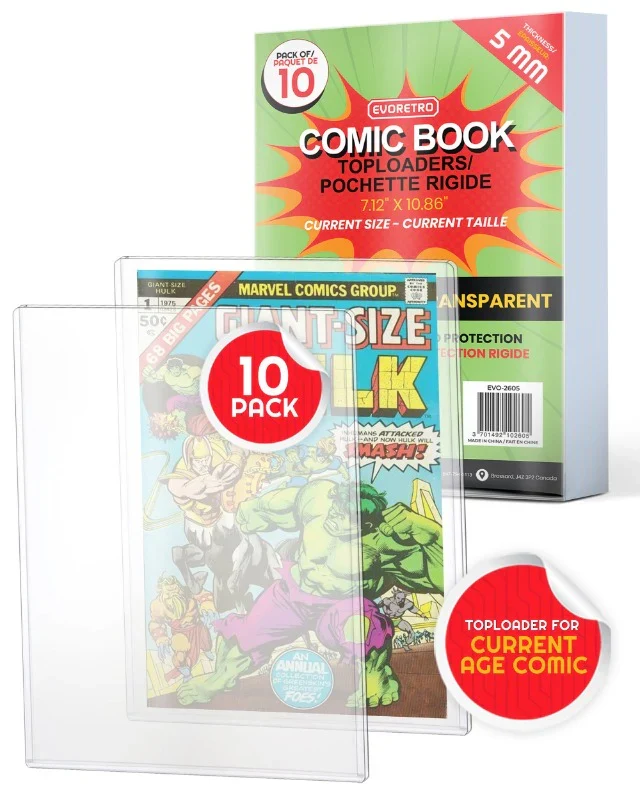 EVO RETRO : CHARGEUR DE BANDES DESSINÉES PAR LE HAUT POUR COMICS DE L'ÂGE COURANT