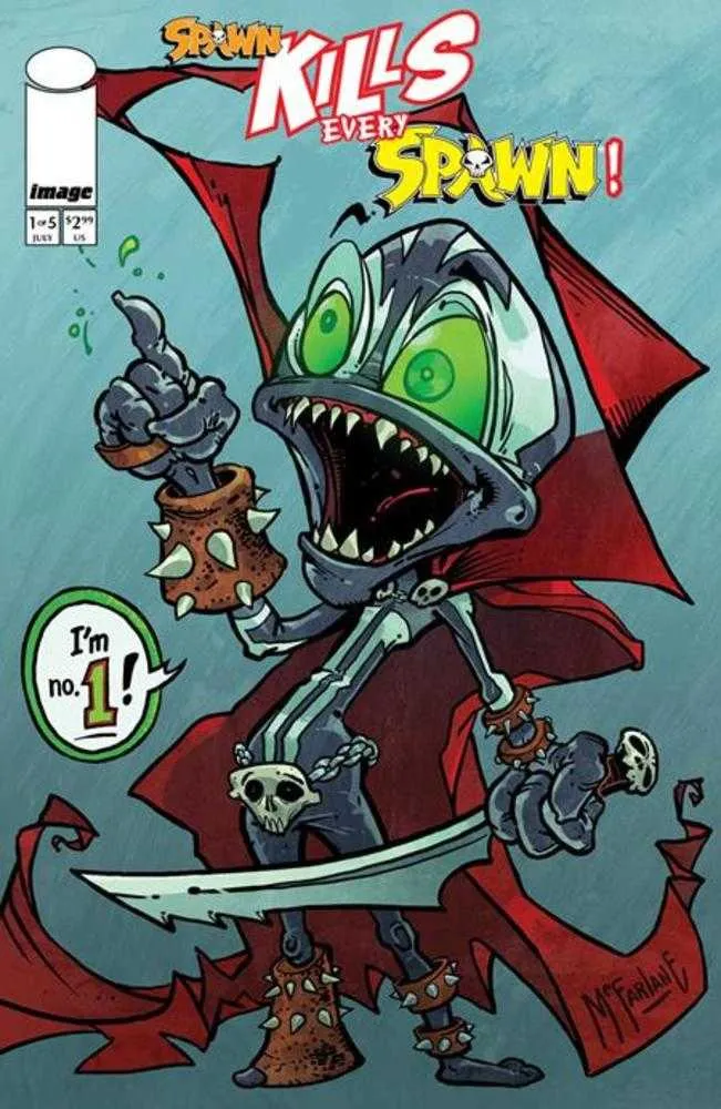 Spawn tue tous les Spawn #1 (sur 5) Couverture B Variante Todd McFarlane