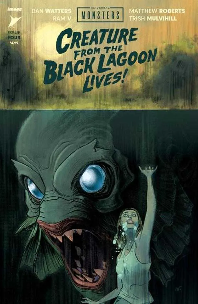 Universal Monsters : La Créature du Lac Noir est vivante ! #4 (sur 4) Couverture A Matthew Roberts