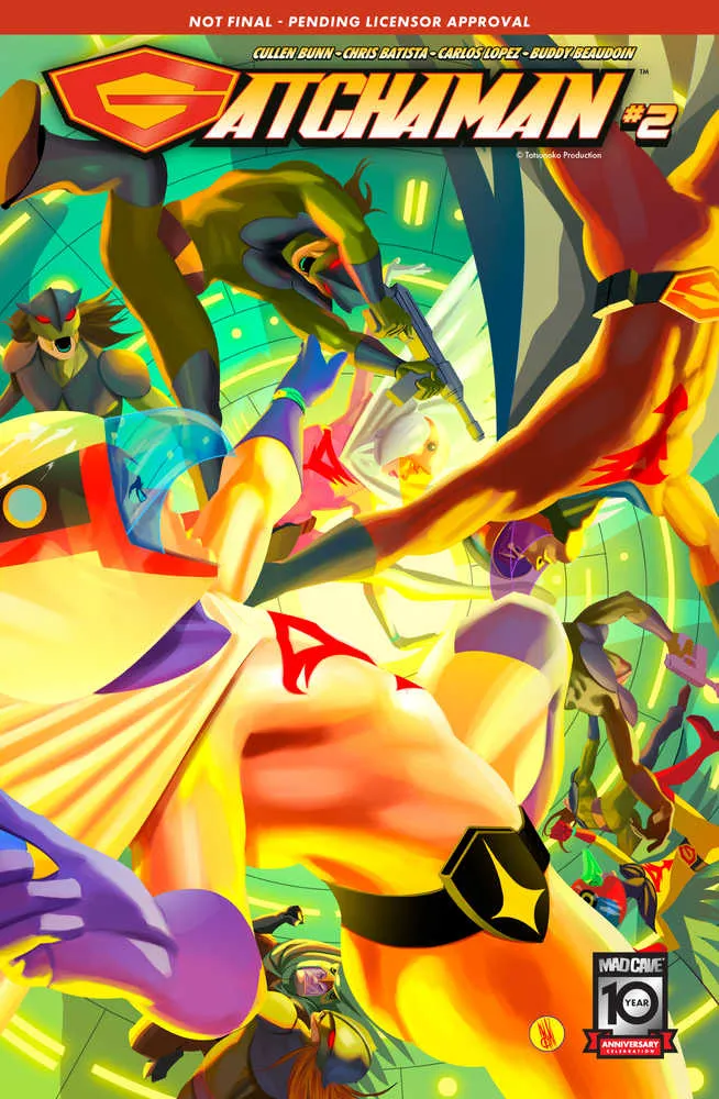 Gatchaman #2 couvre un Inaki Miranda