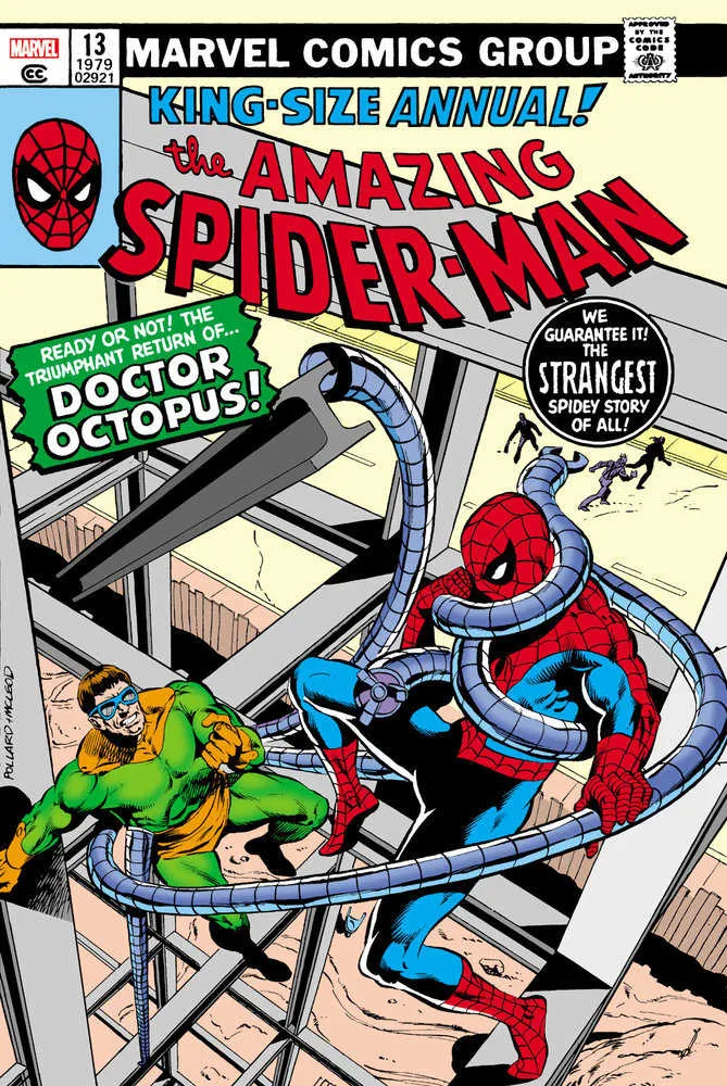 L'intégrale de The Amazing Spider-Man, volume 6. Couverture de Keith Pollard : Spider-Man contre Doc Ock [Vente directe uniquement]