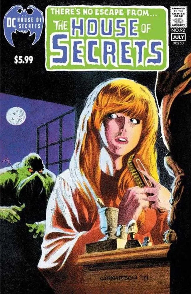 House Of Secrets #92 Édition fac-similé (2024) Couverture B Variante métallisée Bernie Wrightson