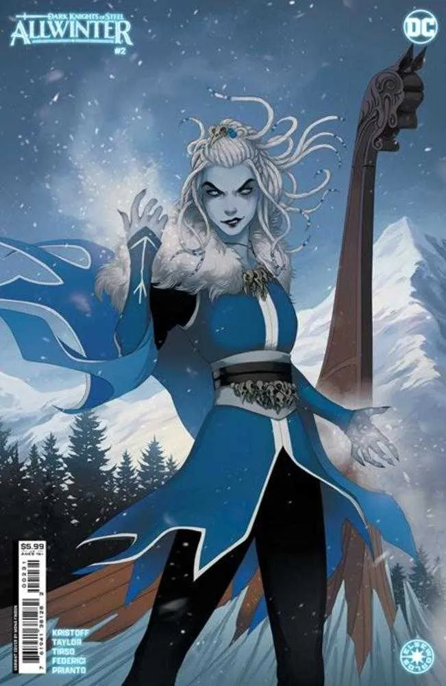 Dark Knights Of Steel Allwinter #2 (sur 6) Couverture B Mona Finden Variante sur papier cartonné