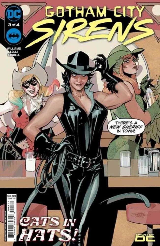 Gotham City Sirens #3 (sur 4) Couvre un Terry Dodson
