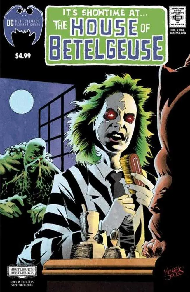 House Of Secrets #92 Édition fac-similé (2024) Couverture D Kelley Jones Beetlejuice Variante sur papier cartonné