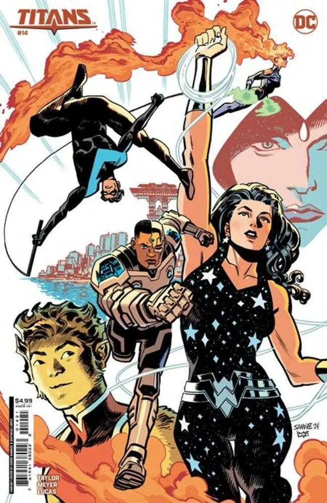 Titans #14 Couverture B Chris Samnee Variante sur papier cartonné
