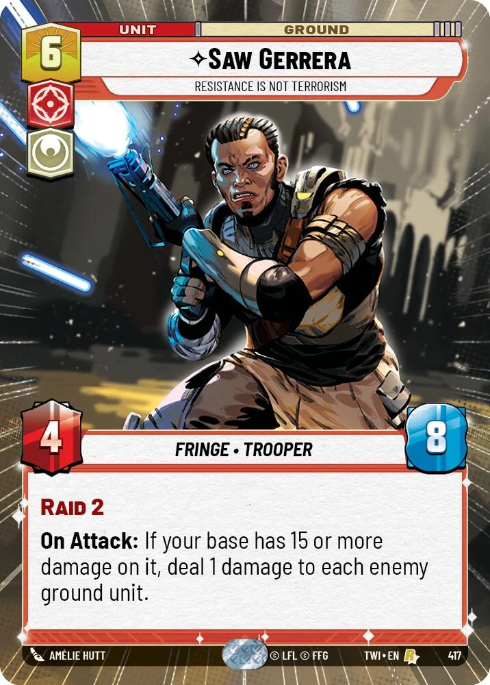 Saw Gerrera - La résistance n'est pas du terrorisme (Hyperspace) (417) [Twilight of the Republic]