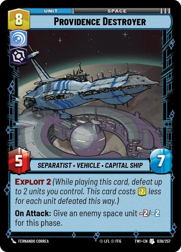 Providence Destroyer (038/257) [Le Crépuscule de la République]