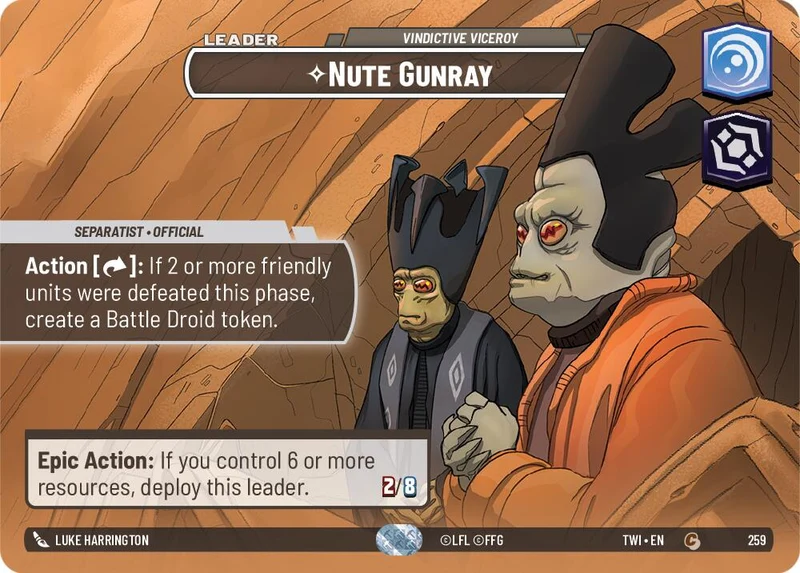Nute Gunray - Vice-roi vindicatif (Showcase) (259) [Le Crépuscule de la République]
