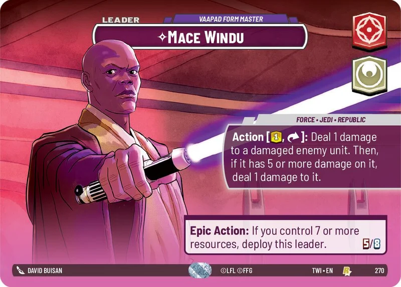 Mace Windu - Vaapad Form Master (Vitrine) (270) [Crépuscule de la République]