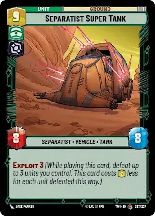 Super Tank Séparatiste (087/257) [Crépuscule de la République]