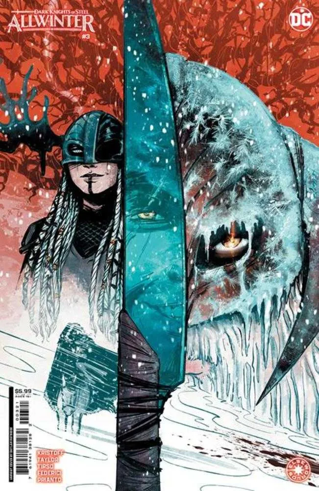 Dark Knights Of Steel Allwinter #3 (sur 6) Couverture B Skylar Patridge Variante sur papier cartonné