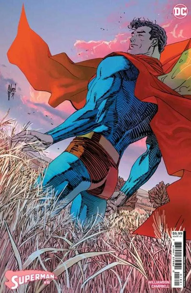 Superman #18 Couverture B Guillem March Variante sur papier cartonné (Puissance absolue)