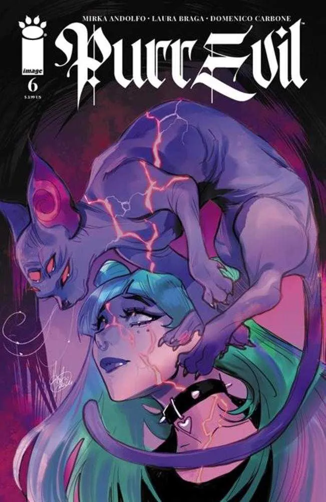 Purr Evil #6 (sur 6) Couverture B Mirka Andolfo Variante (Mature)