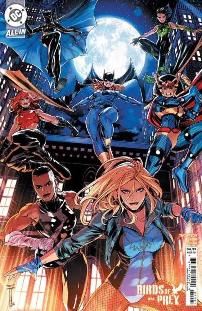 Birds Of Prey #14 Couverture C Serg Acuna Variante en papier cartonné