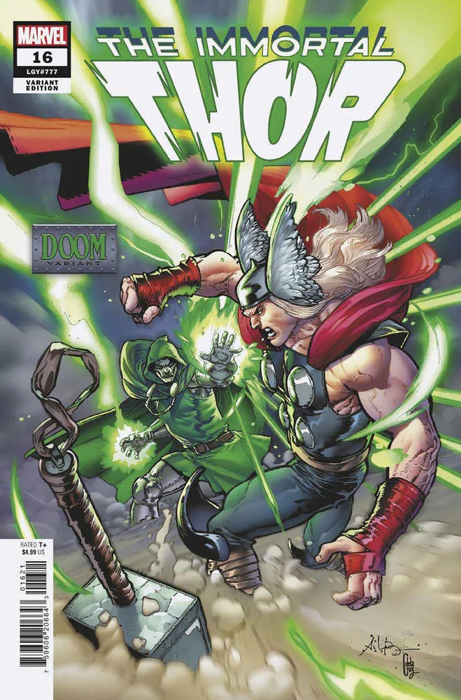 Thor Immortel n° 16, variante Doom d'Andrei Bressan