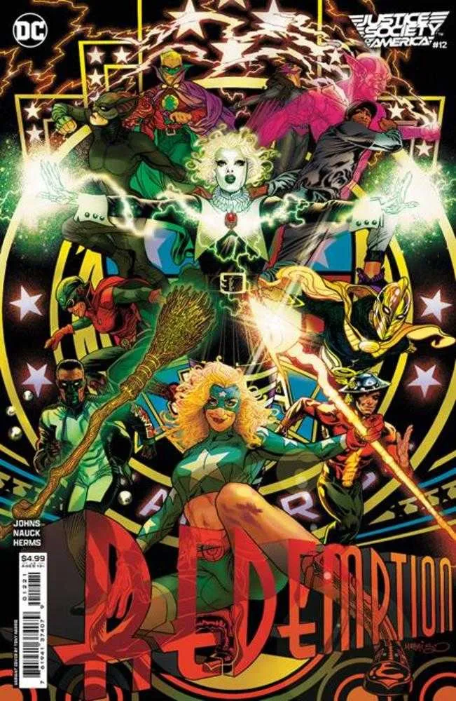 Justice Society Of America #12 (sur 12) Couverture B Variante de papier cartonné Tony Harris