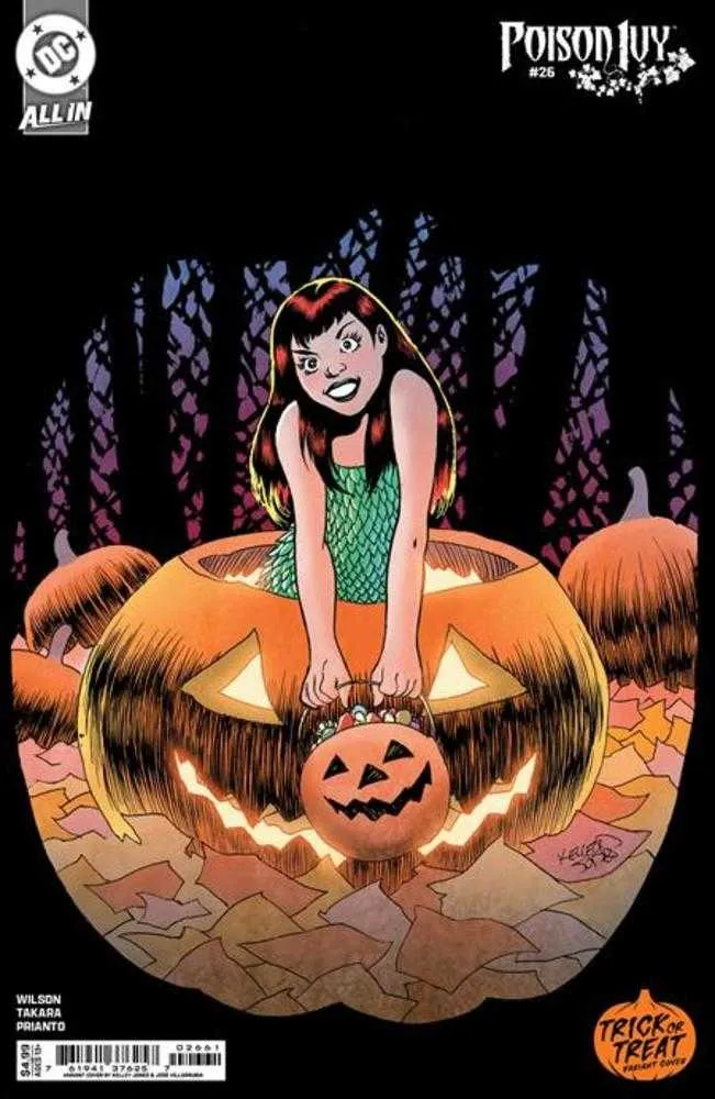 Poison Ivy #26 Couverture D Kelley Jones Trick Or Treat Card Stock Variante