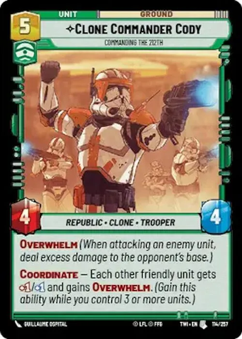 Commandant clone Cody - Commandant du 212e (114/257) [Le Crépuscule de la République]