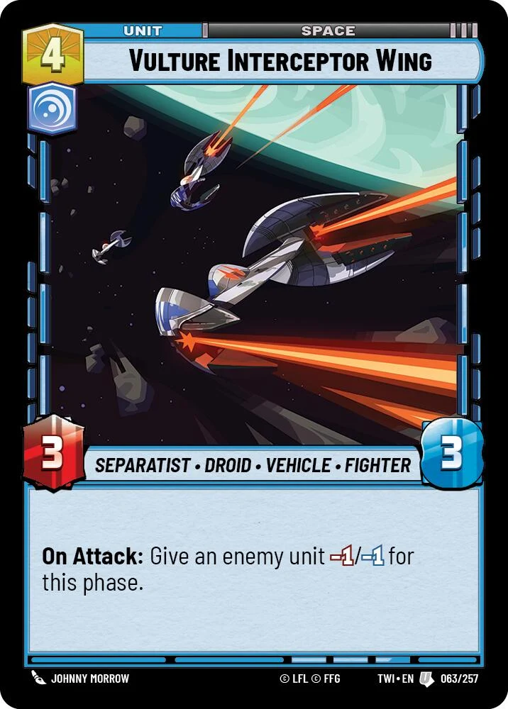Aile d'intercepteur Vautour (063/257) [Le Crépuscule de la République]