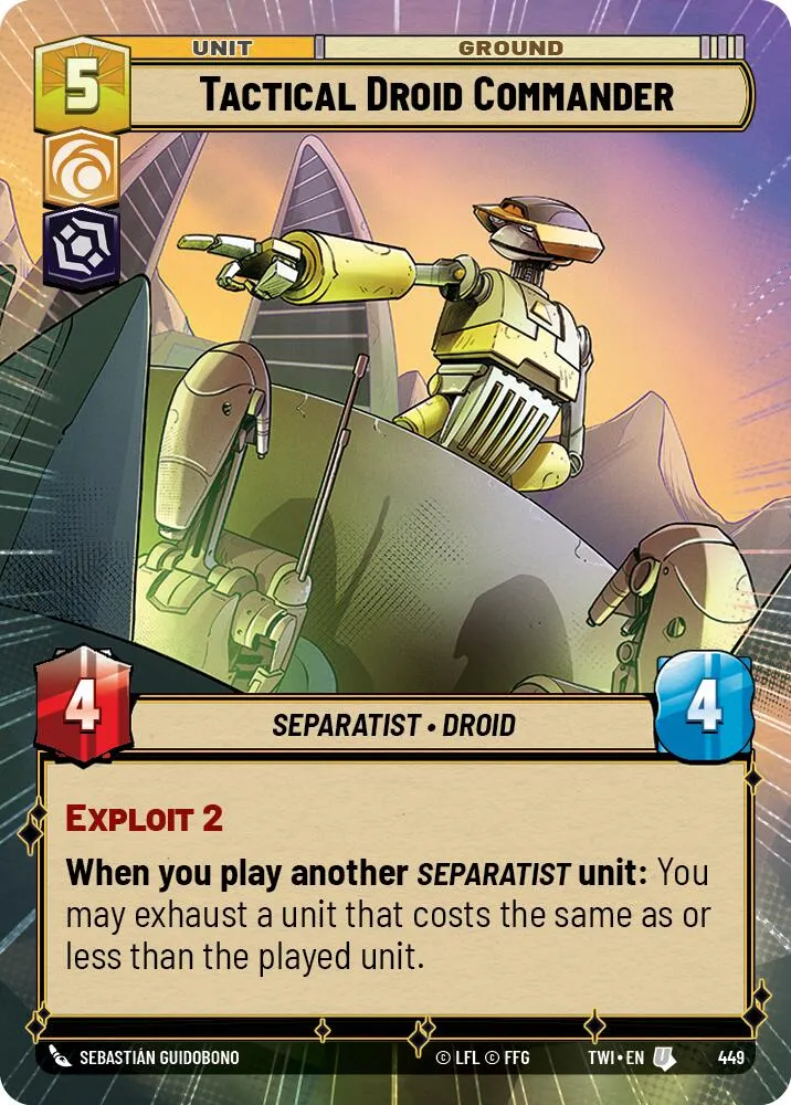 Commandant de droïde tactique (Hyperespace) (449) [Crépuscule de la République]