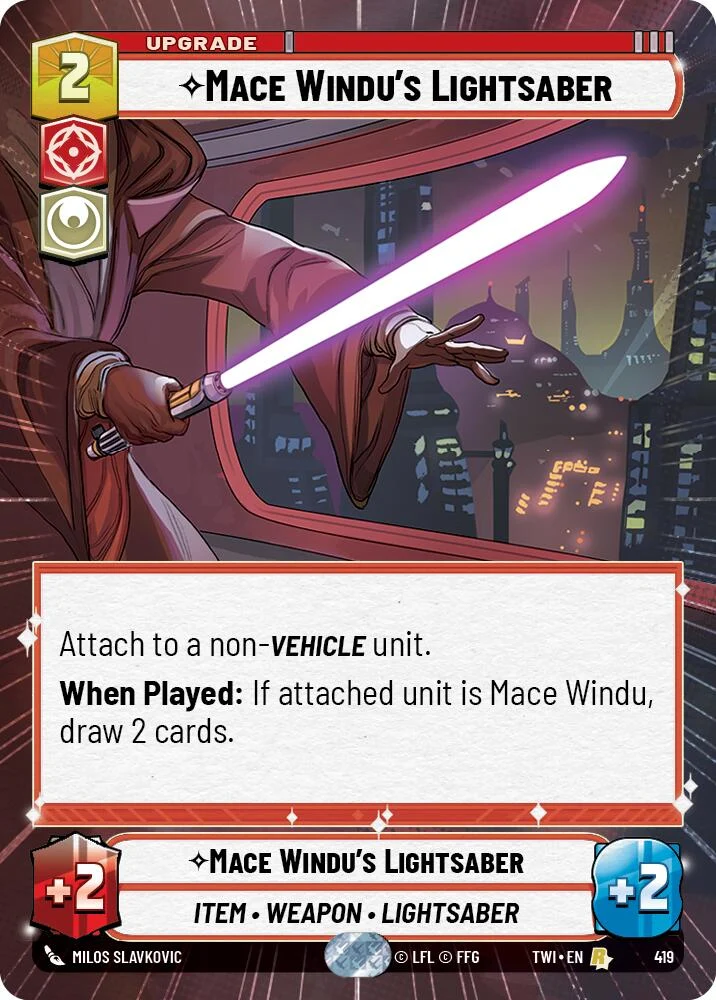 Sabre laser de Mace Windu (Hyperespace) (419) [Le Crépuscule de la République]