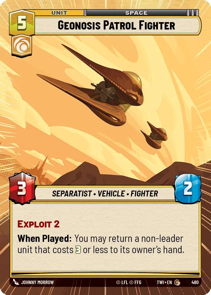 Chasseur de patrouille de Geonosis (Hyperespace) (480) [Twilight of the Republic]