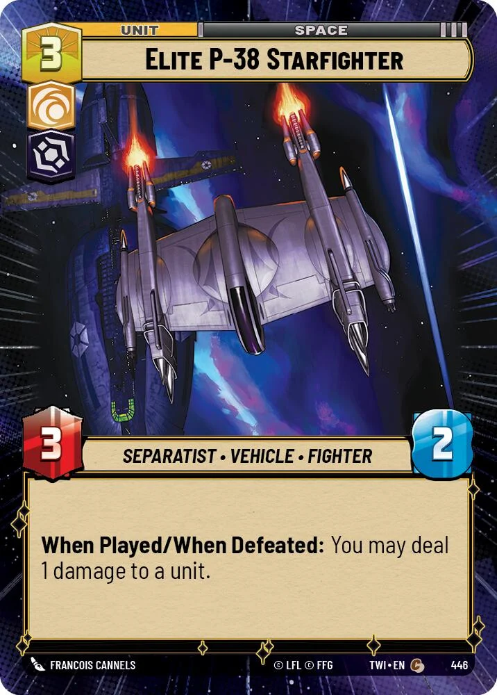 Chasseur stellaire d'élite P-38 (Hyperspace) (446) [Twilight of the Republic]