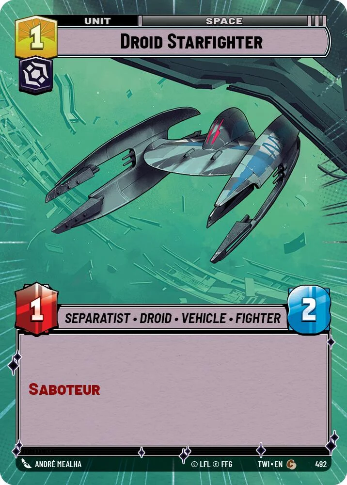 Droid Starfighter (Hyperespace) (492) [Le Crépuscule de la République]