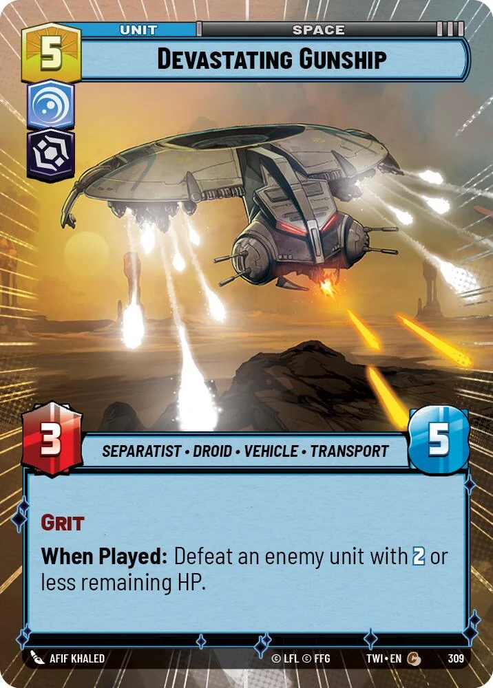 Canonnière dévastatrice (Hyperespace) (309) [Twilight of the Republic]