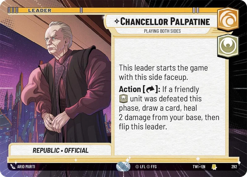 Le Chancelier Palpatine - Jouer sur les deux tableaux (Hyperespace) (292) [Le Crépuscule de la République]