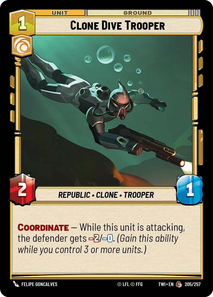 Soldat Clone Dive (205/257) [Le Crépuscule de la République]