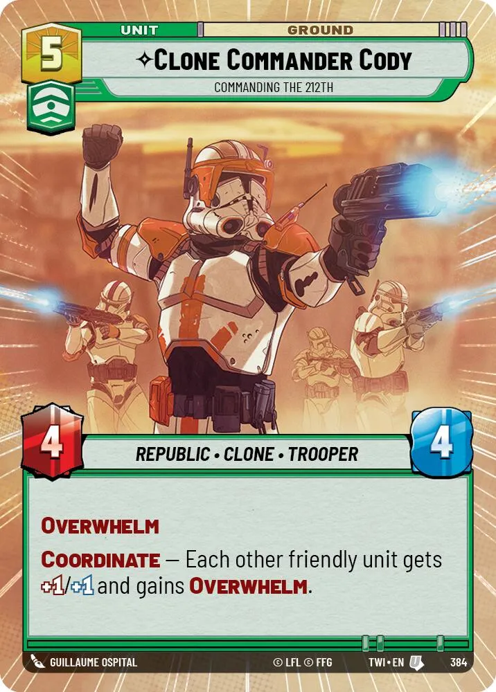 Commandant clone Cody - Commandant du 212e (Hyperespace) (384) [Le Crépuscule de la République]
