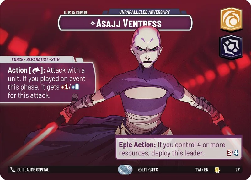Asajj Ventress - Adversaire sans précédent (Showcase) (271) [Twilight of the Republic]