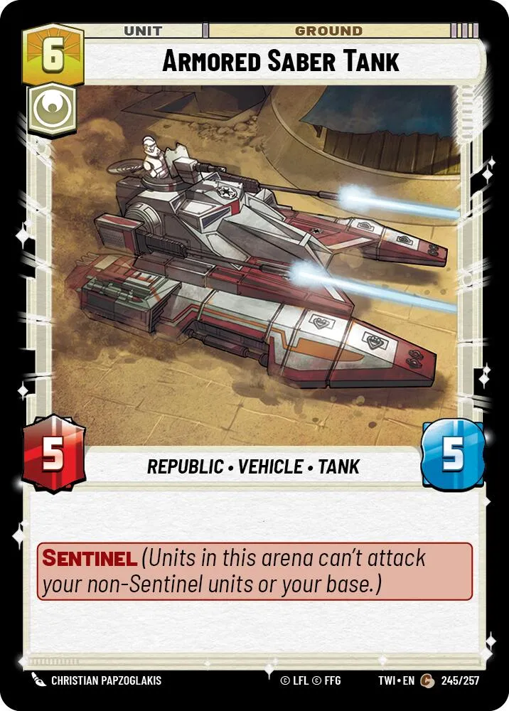 Char blindé Sabre (245/257) [Twilight of the Republic]