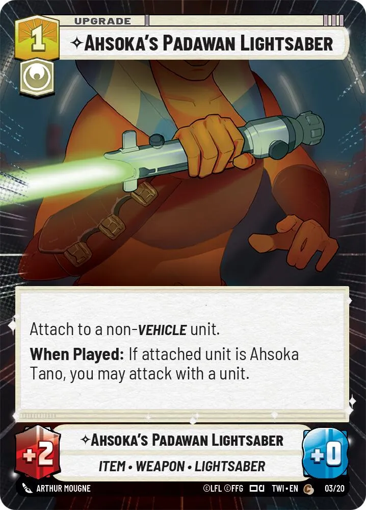 Sabre laser de la Padawan d'Ahsoka (Hyperespace) (3) [Twilight of the Republic]