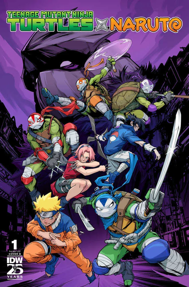 Tortues Ninja X Naruto #1 Couverture B Prasetya