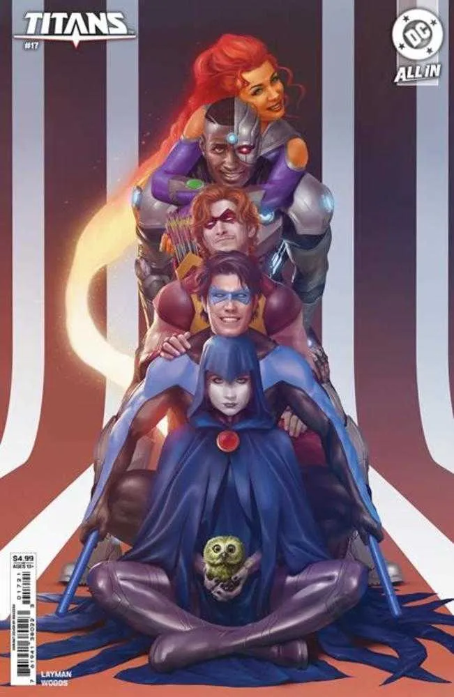 Titans #17 Couverture B Variante Rahzzah sur papier cartonné