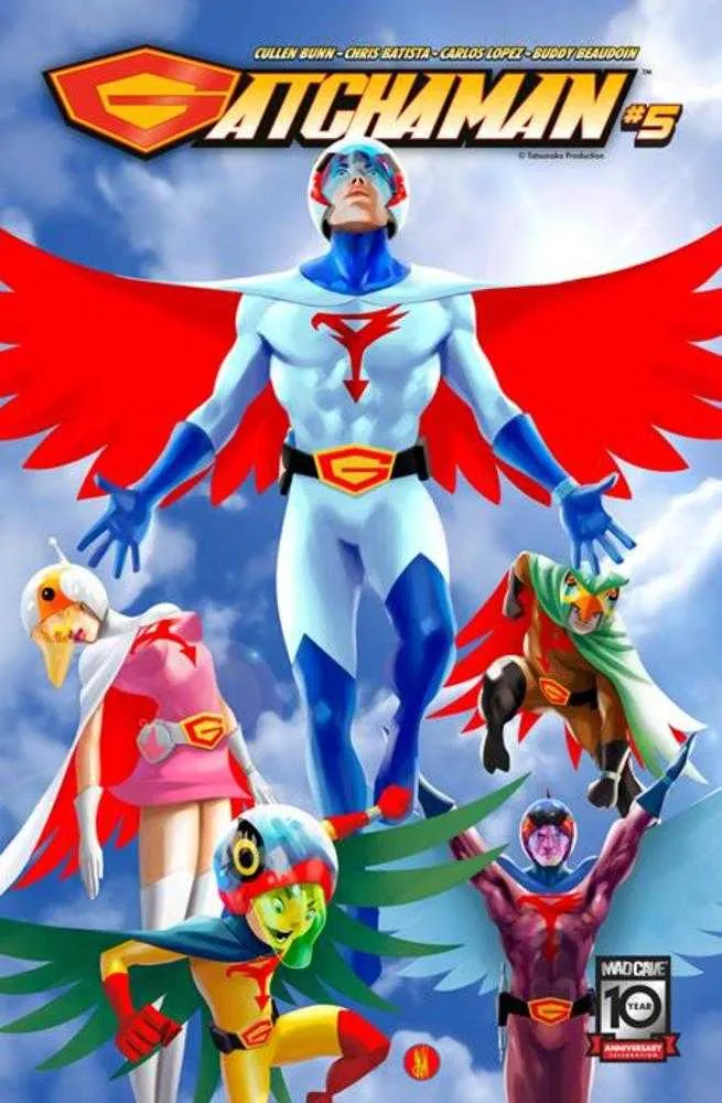 Gatchaman #5 couvre un Inaki Miranda