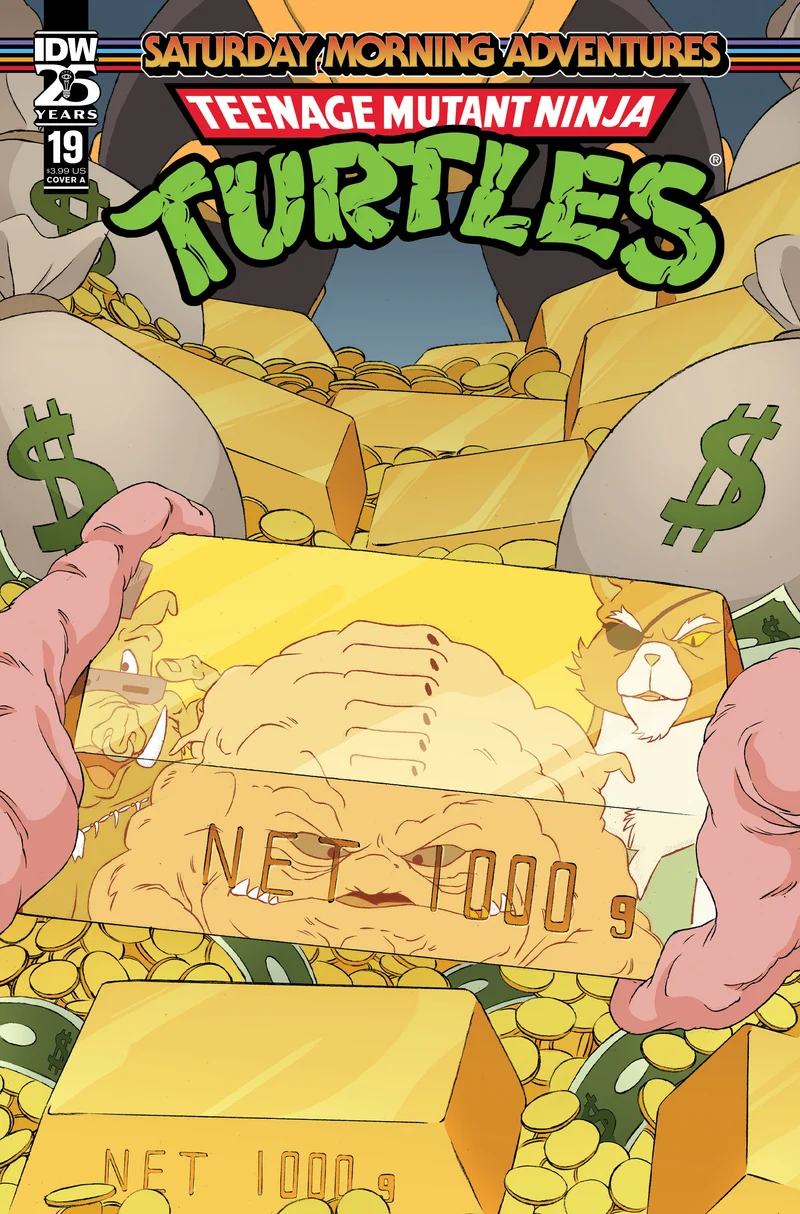 Les Tortues Ninja : Aventures du samedi matin #19 Couverture A (Schoening)