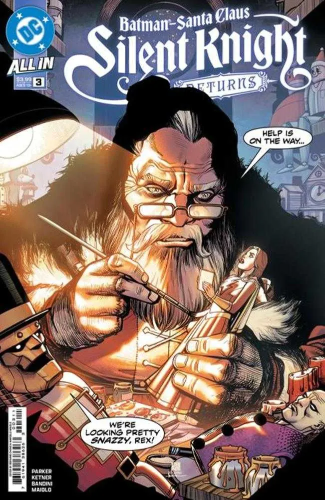 Batman Santa Claus Silent Knight Returns #3 (sur 5) Couverture A Bernard Chang