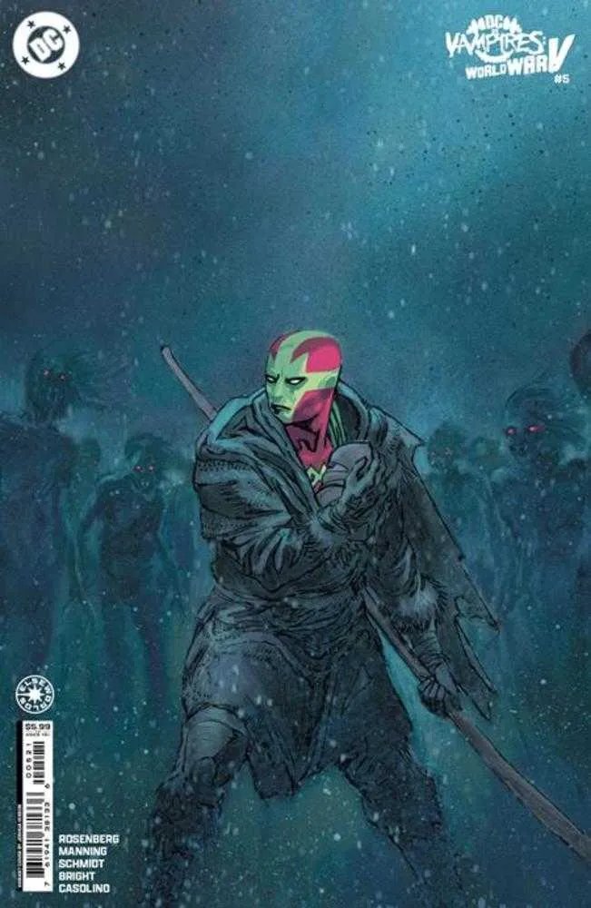 DC vs Vampires World War V #5 (sur 12) Couverture B, variante sur papier cartonné de Joshua Hixson