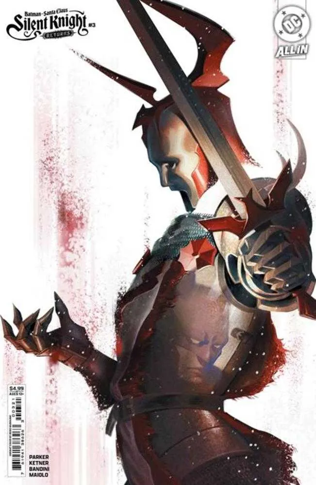 Batman Père Noël Silent Knight Returns #3 (sur 5) Couverture B Reiko Murakami Variante sur papier cartonné