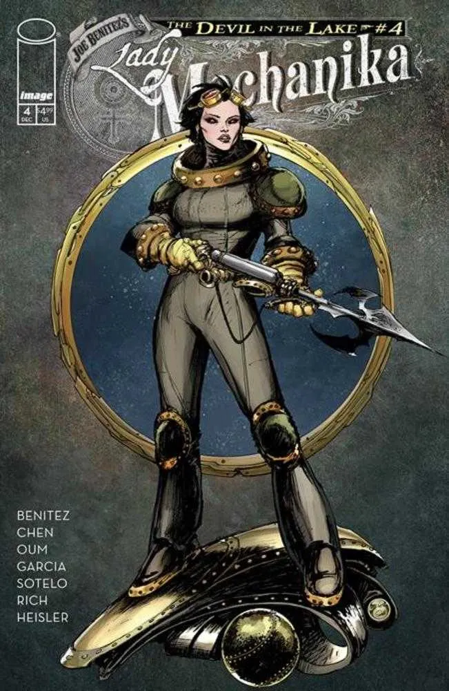 Lady Mechanika Le Diable Dans Le Lac #4 (Sur 4) Couverture A Joe Benitez