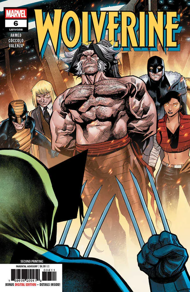 Wolverine #6 2e tirage Marvel Coccolo 19/03/2025