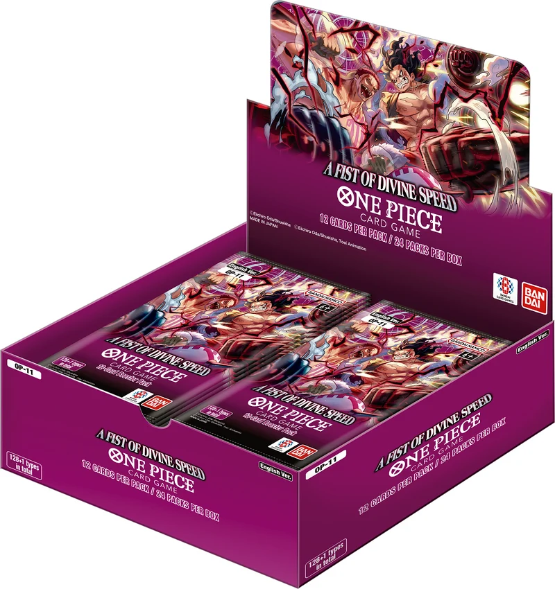 ONE PIECE CG : OP-11 LE POING DE LA VITESSE DIVINE BOOSTER BOX